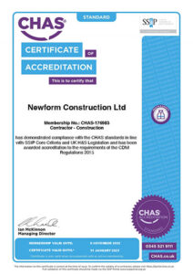CHAS Certificate Accrediation